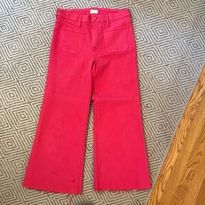 MOTHER hot pink jeans